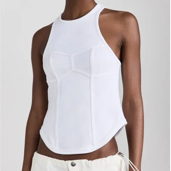 New NWT A.L.C. Watson Bustier White Tank - Picture 2 of 10